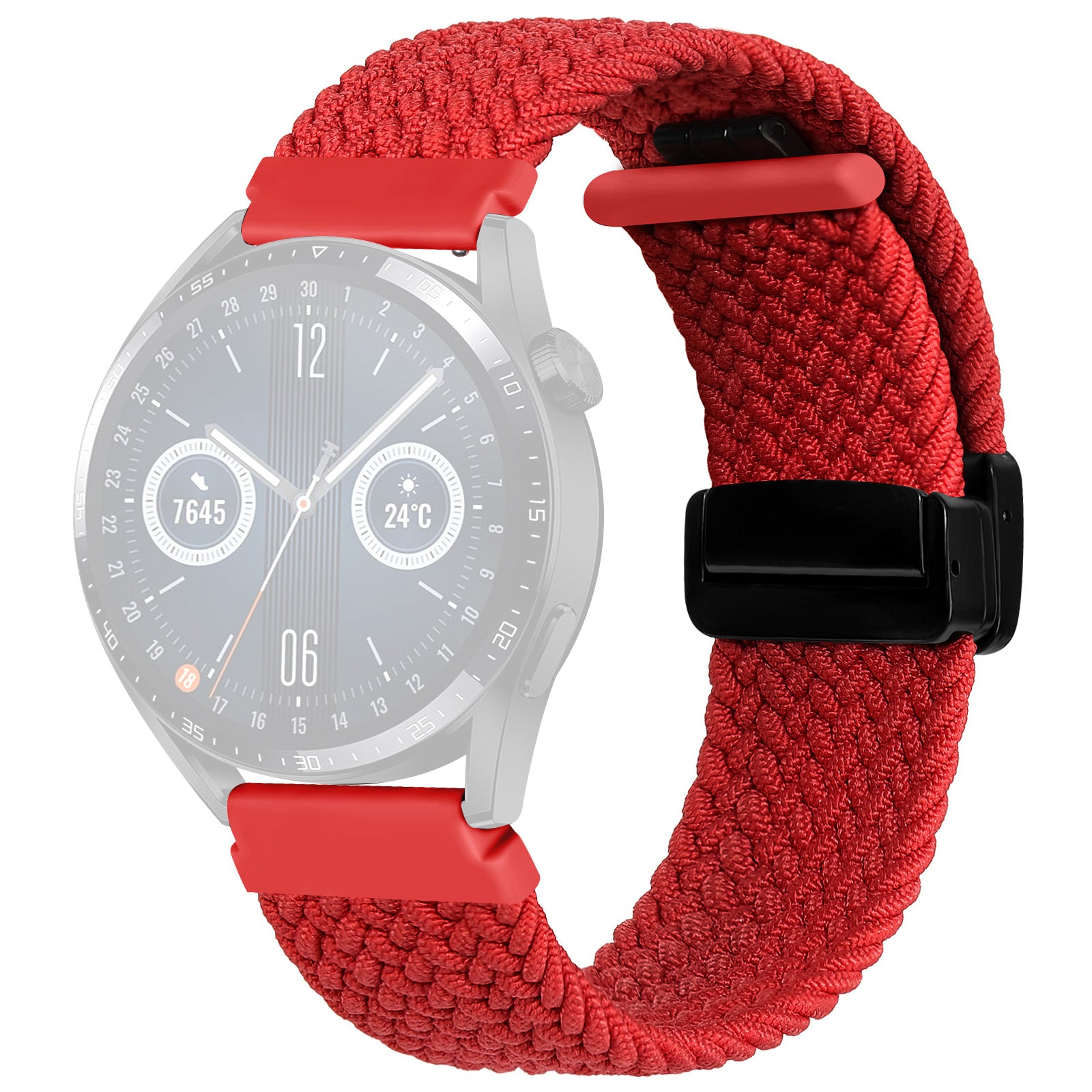 Nylon Watch Bands for Garmin vivomove Trend Style Luxe 20mm Folding Buckle Adjustable Braided Strap Nylon Watch Bands for Garmin vivomove Trend Style Luxe 20mm Folding Buckle Adjustable Braided Strap